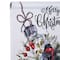 Merry Christmas Ornament Outdoor Christmas Garden Flag - 18" x 12.5"